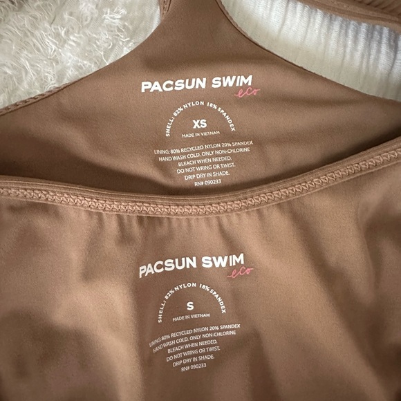 NEW PacSun Ribbed Racerback & High Waisted Bikini - Picture 3 of 3